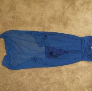 Royal blue formal dress